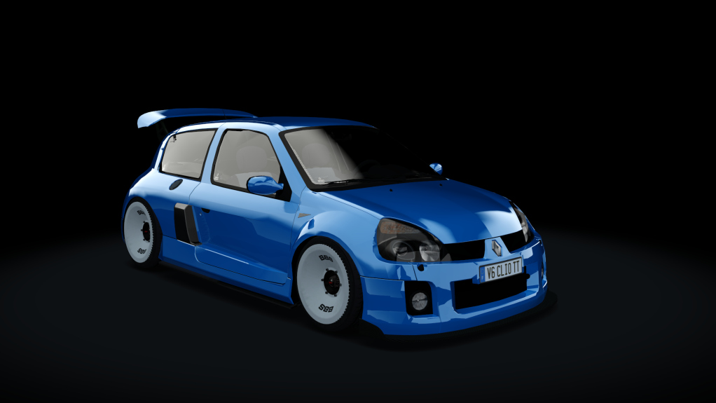 Renault Clio V6 Turbo S1, skin Azur
