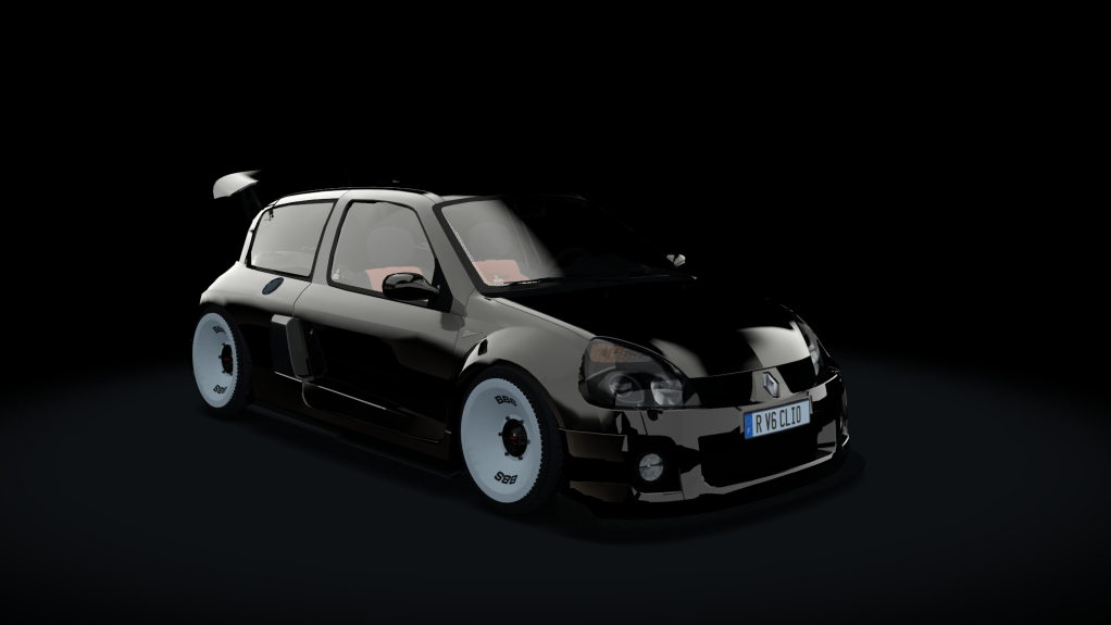 Renault Clio V6 Turbo S1, skin Black