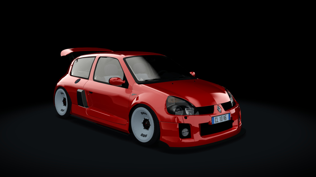 Renault Clio V6 Turbo S1, skin Red
