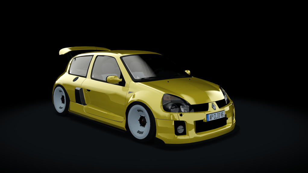Renault Clio V6 Turbo S1, skin Yellow