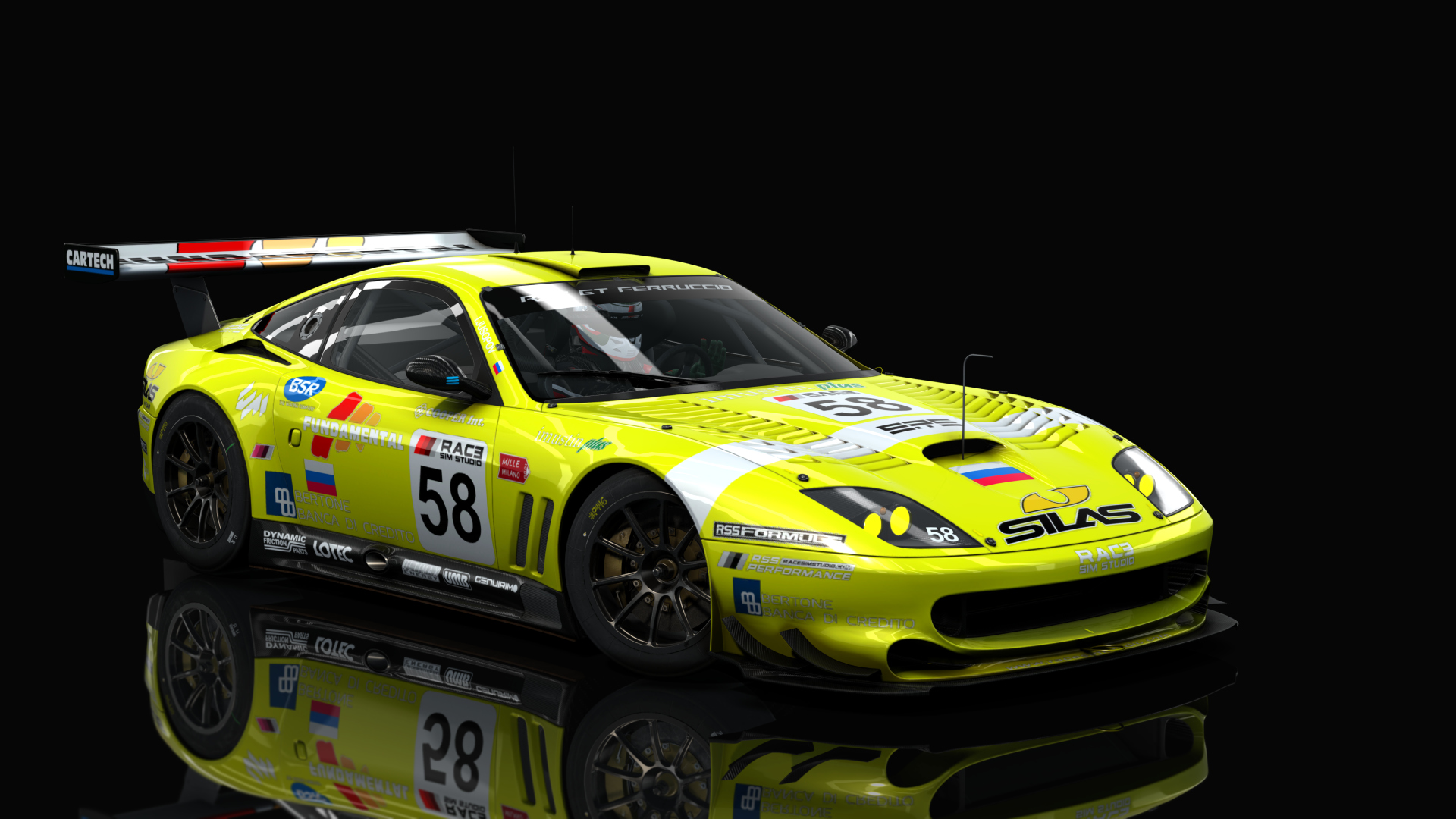 GT Ferruccio 55 V12, skin 58_fundamental_yellow