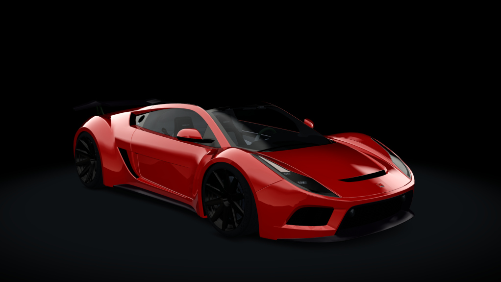 Saleen S5r Raptor, skin Ferrari_Red