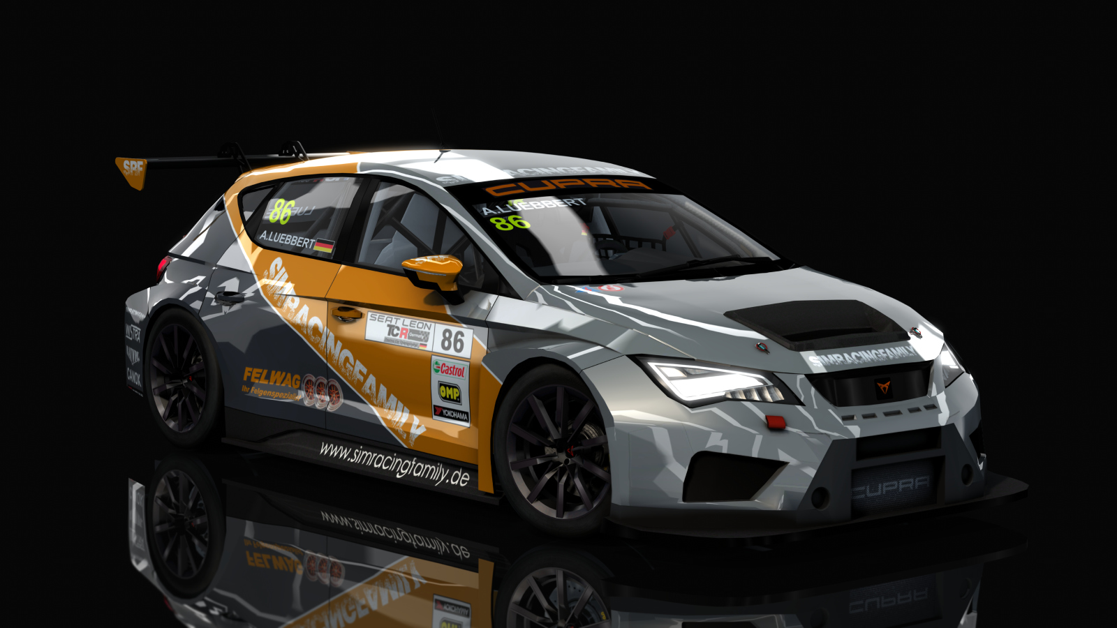 Seat Cupra TCR, skin andre_luebbert