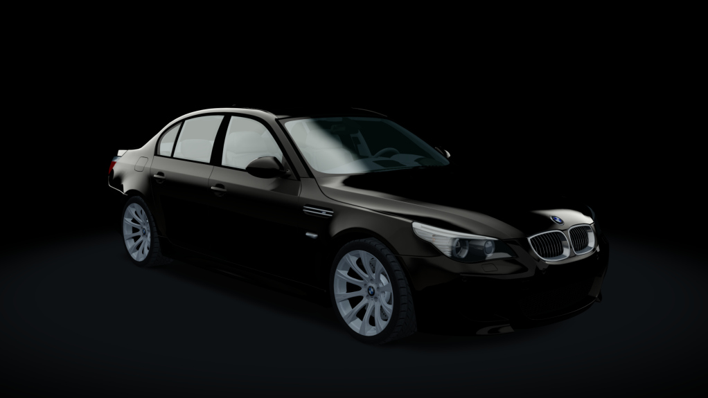 BMW M5 (E60 SMG), skin Azurite_Black_Metallic
