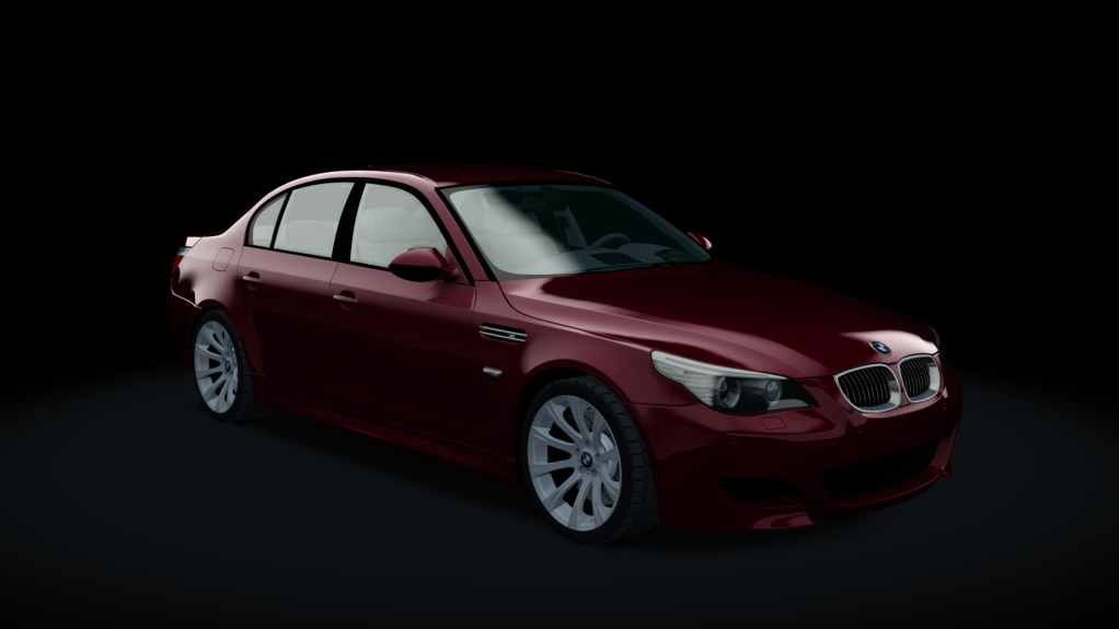 BMW M5 (E60 SMG), skin Indianapolis_Red_Metallic