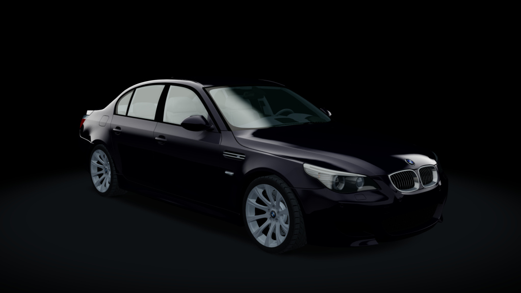 BMW M5 (E60 SMG), skin Monaco_Blue_Metallic