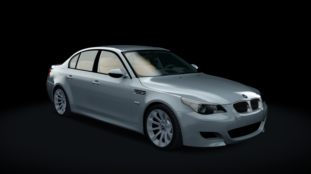 BMW M5 (E60 SMG), skin Silver_Grey_Metallic