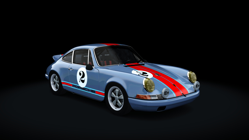 TCL Porsche 911RS 2.7, skin 102_martini_cup