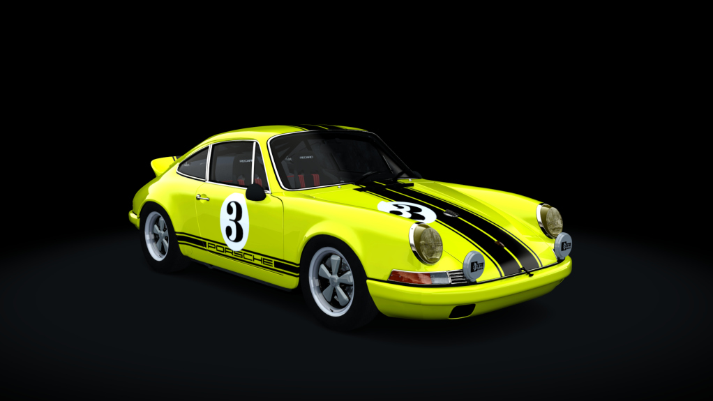 TCL Porsche 911RS 2.7, skin 103_yellow_cup