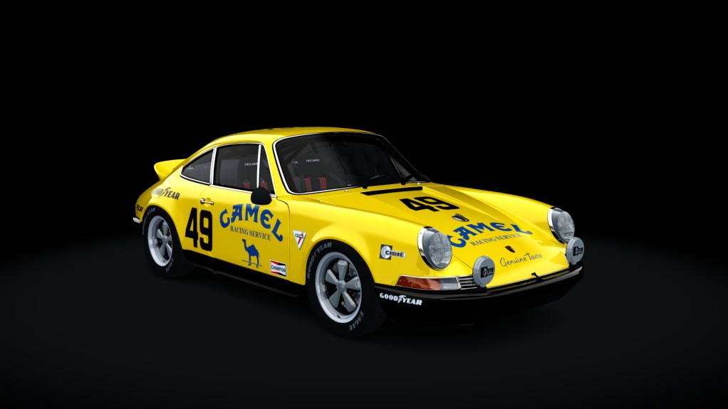 TCL Porsche 911RS 2.7, skin 49_Camel_Racing_Service