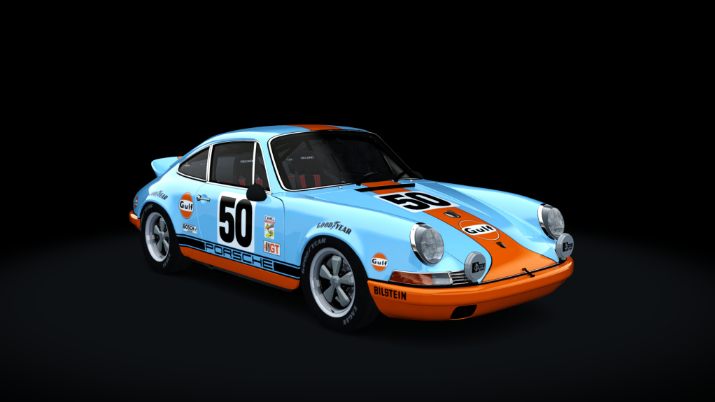 TCL Porsche 911RS 2.7, skin 50_Gulf_Porsche