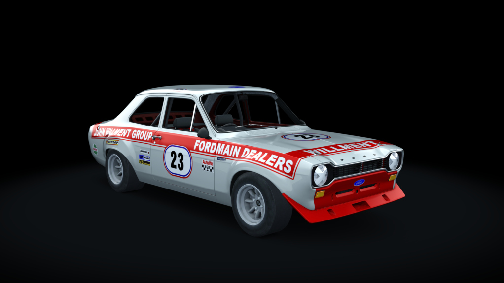 TCL Ford Escort, skin Willment_23_1972