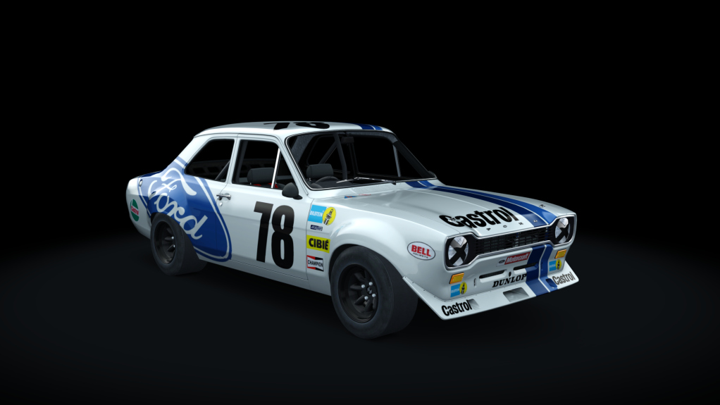 TCL Ford Escort, skin classic_fordwhite