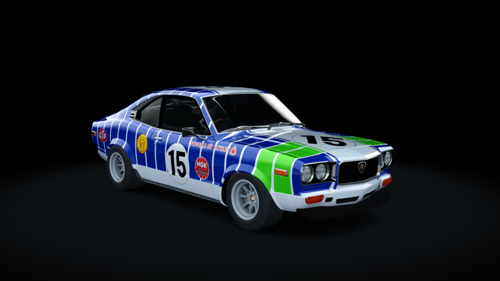 TCL Mazda RX-3 GT, skin 01_1971_Fuji_Tourist_Trophy_500miles_No15