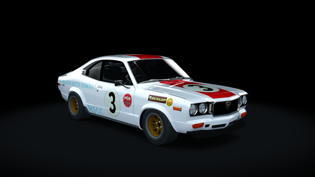 TCL Mazda RX-3 GT, skin 02_1974_Fuji_Super_Touring_Race_No3