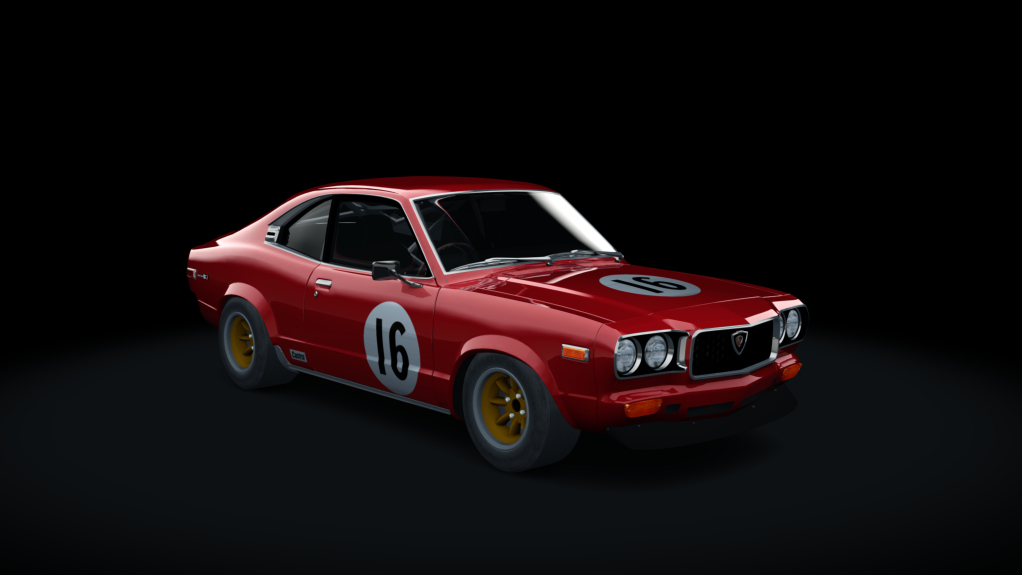 TCL Mazda RX-3 GT, skin CardinalDeepRed