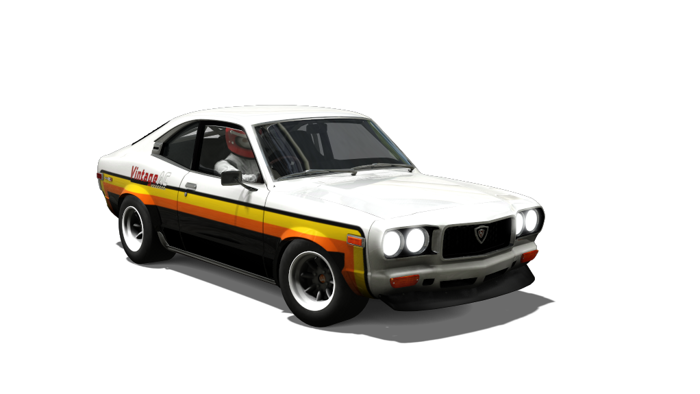 TCL Mazda RX-3 GT, skin white