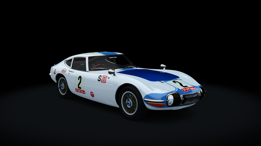 TCL Toyota 2000GT, skin 1967_Fuji_24HourRace_2nd