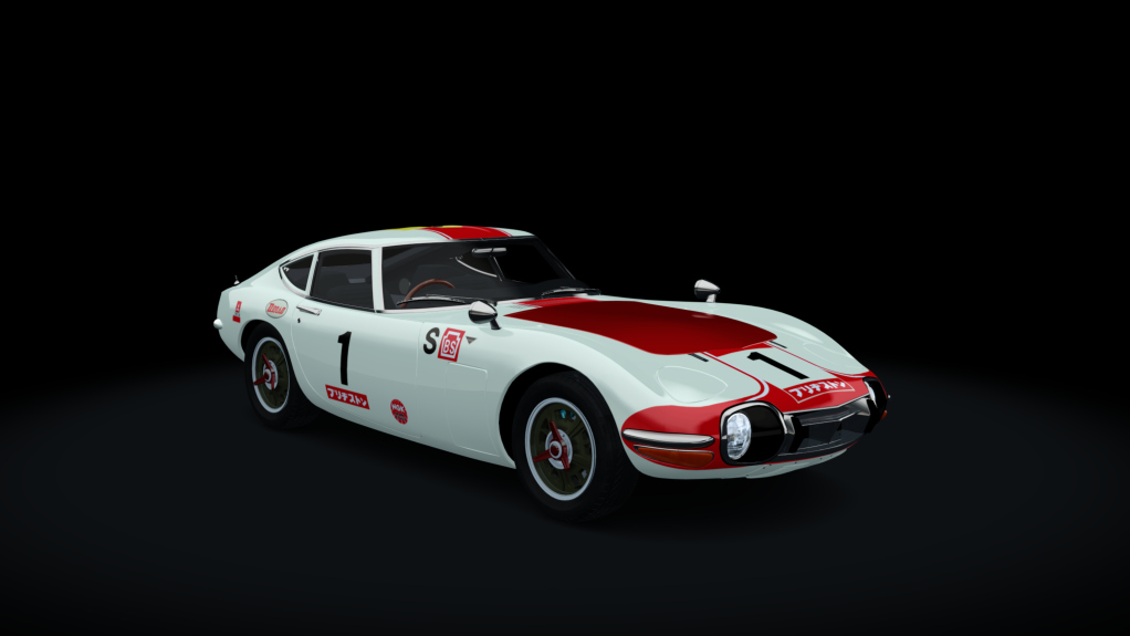 TCL Toyota 2000GT, skin 1967_Fuji_24HourRace_Winner