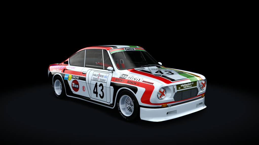 Skoda 130 RS, skin dickinson_silverstone_1980