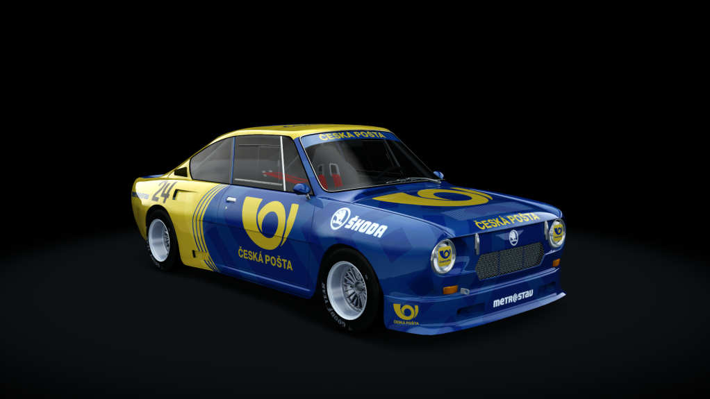 Skoda 130 RS, skin poste_1975