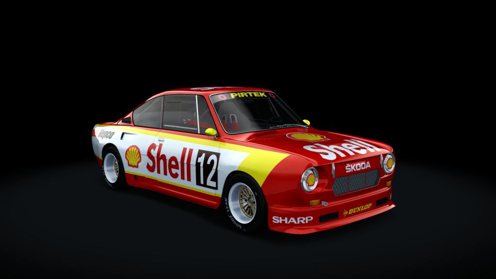 Skoda 130 RS, skin shell_racing_12
