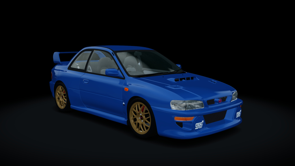 Subaru Impreza 22B STi, skin blue