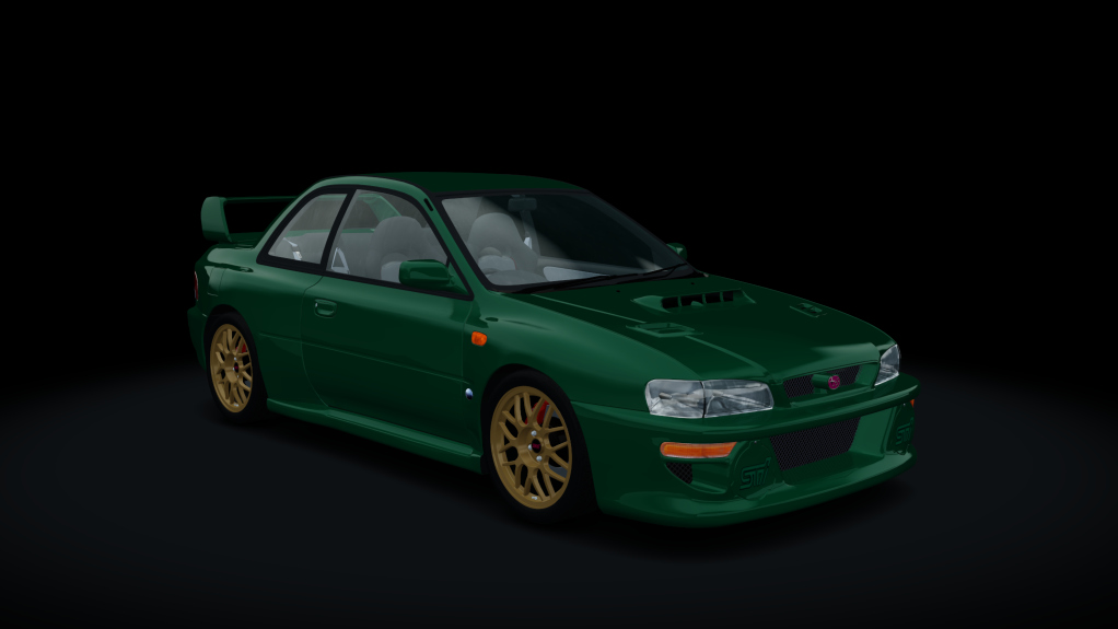 Subaru Impreza 22B STi, skin green