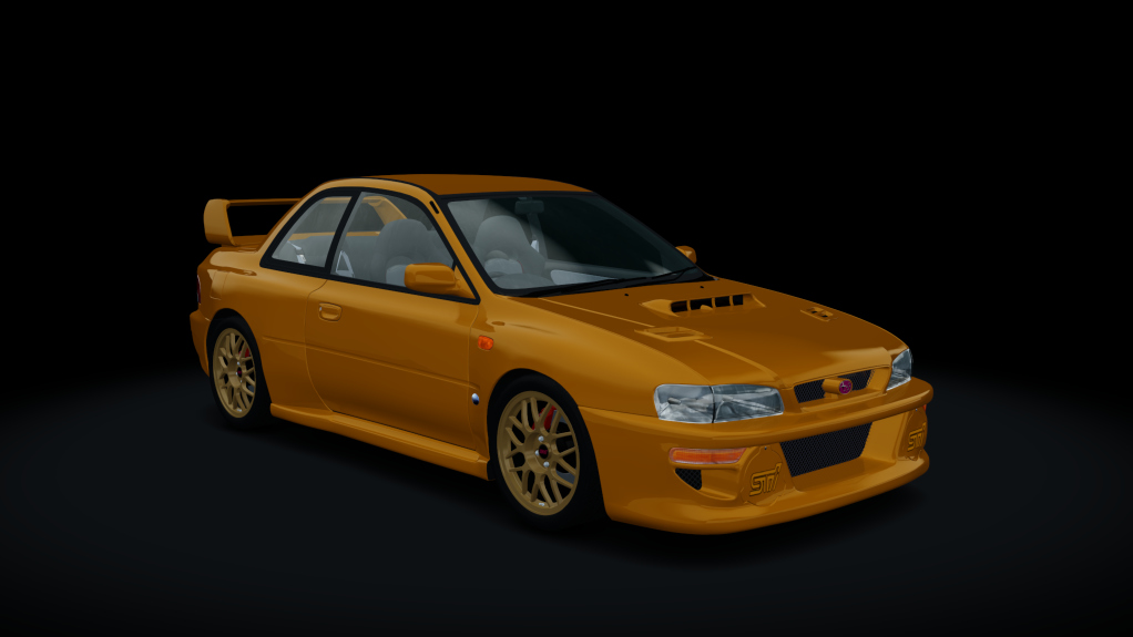 Subaru Impreza 22B STi, skin orange