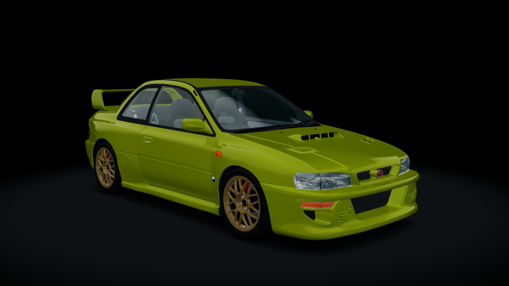 Subaru Impreza 22B STi, skin yellow