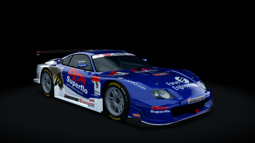 Toyota Supra GT500, skin exxon