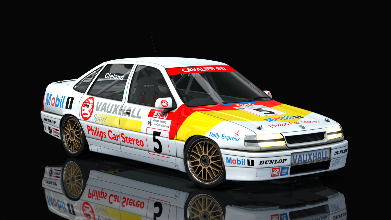 Vauxhall Cavalier BTCC 1990, skin CLELAND_5