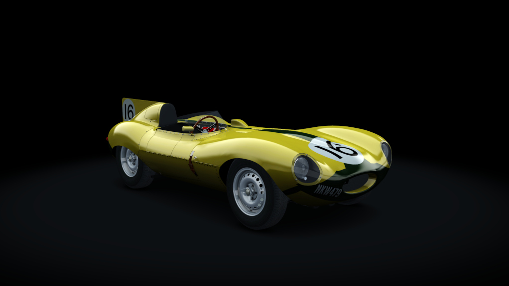 Jaguar'D'Type 1955, skin Ecurie_Nationale_ Belge_16
