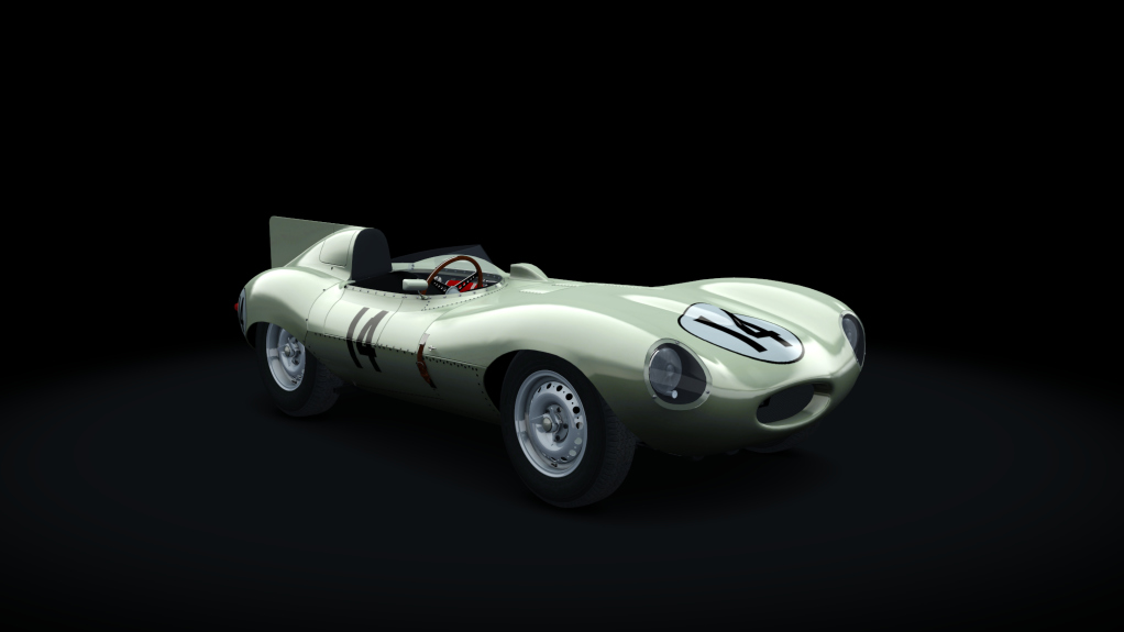 Jaguar'D'Type 1955, skin Jim_Clark_14