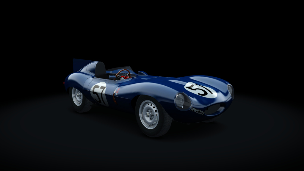 Jaguar'D'Type 1955, skin Maurice_Charles_ 57