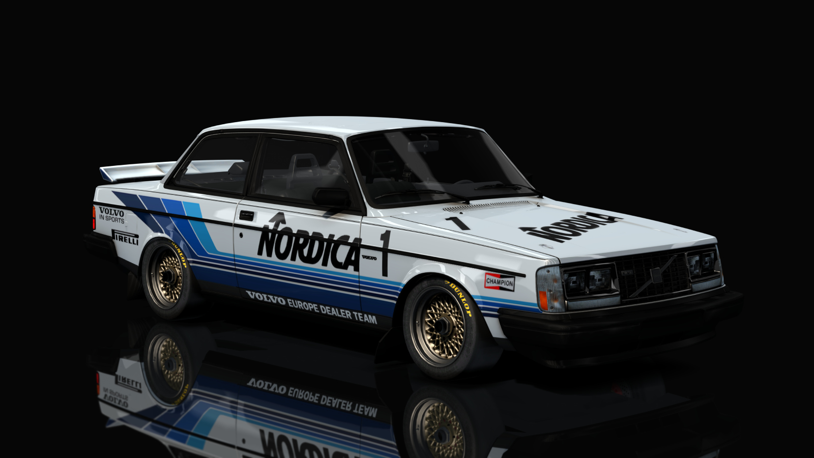 Volvo 240 Group A, skin white_decals
