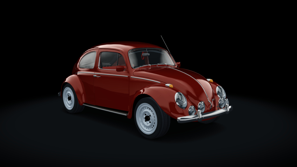 Volkswagen Beetle 1302s '67, skin Ruby_red