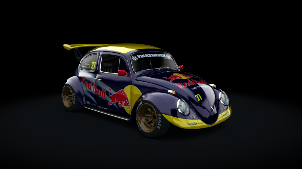 Volkswagen Beetle 3.0, skin RedBull