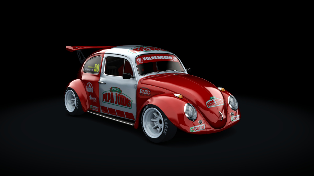 Volkswagen Beetle 3.0, skin papa_johns
