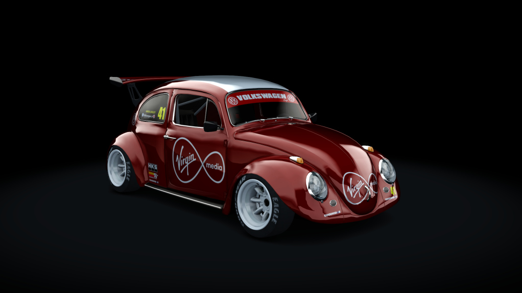 Volkswagen Beetle 3.0, skin virgin_media