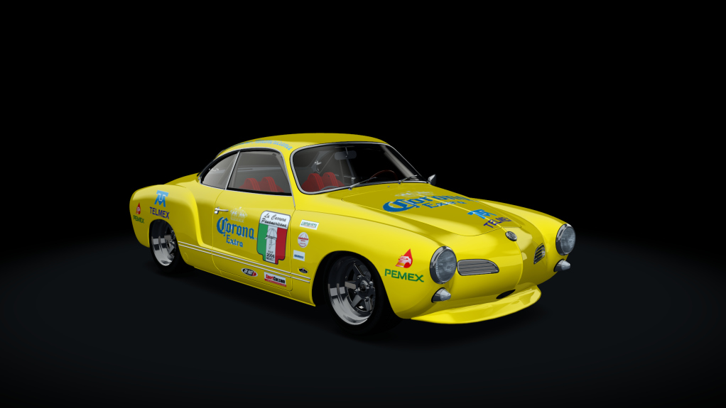 Volkswagen Karmann Ghia Custom, skin Black_Race