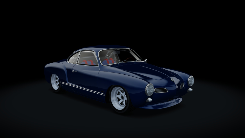 Volkswagen Karmann Ghia Race, skin Blu