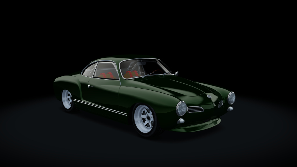 Volkswagen Karmann Ghia Race, skin Green