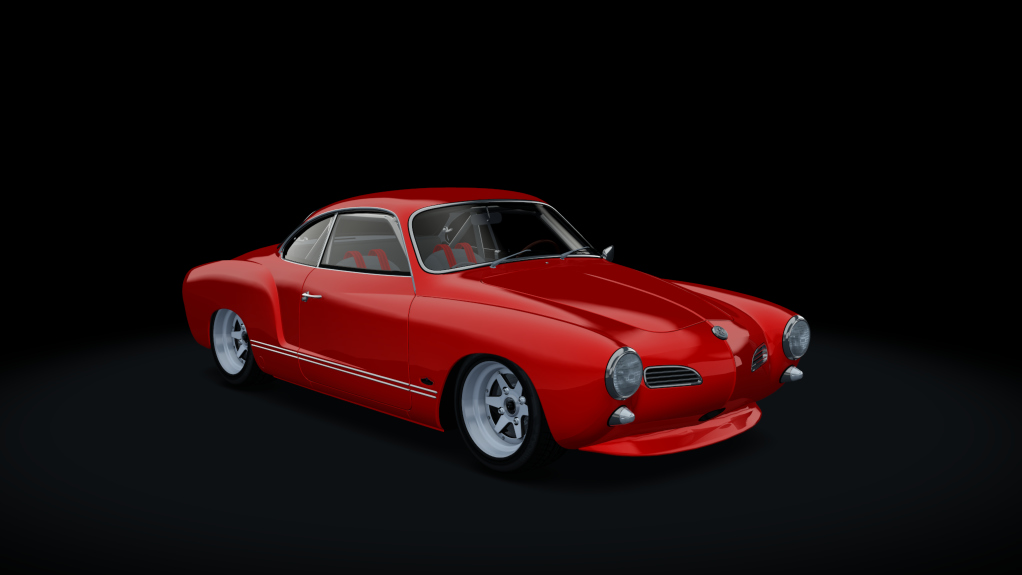 Volkswagen Karmann Ghia Race, skin Red