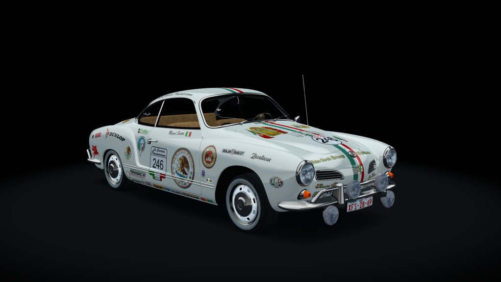 VolksWagen Karmann Ghia Porsch, skin 01_Santos