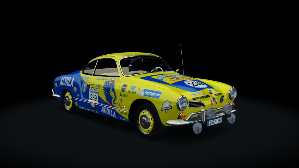 VolksWagen Karmann Ghia Porsch, skin 05_Aguila