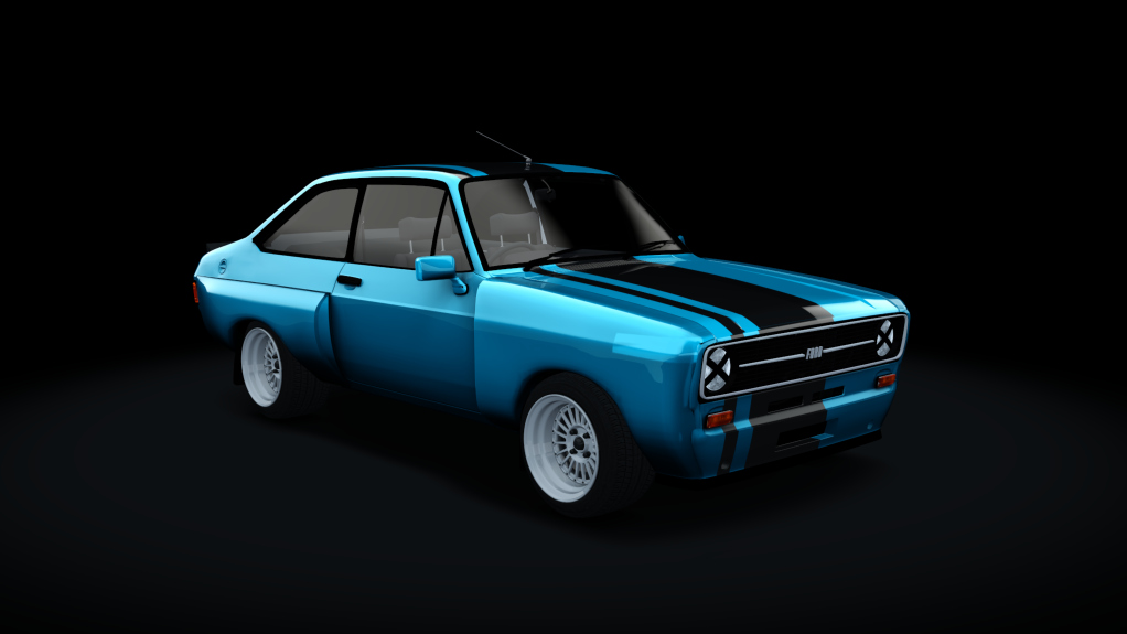 Ford Escort 1800 Tuned, skin blue