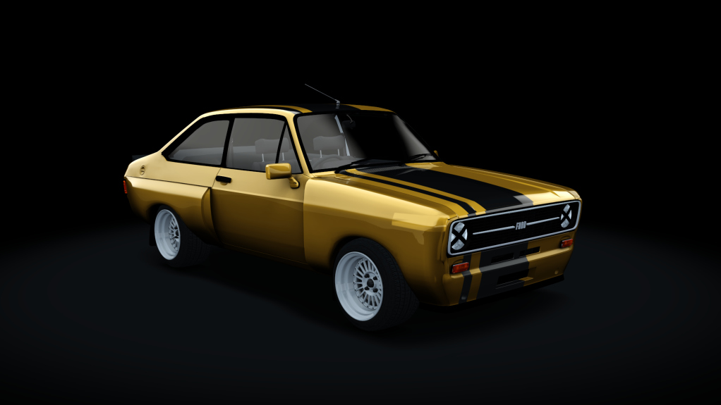 Ford Escort 1800 Tuned, skin orange