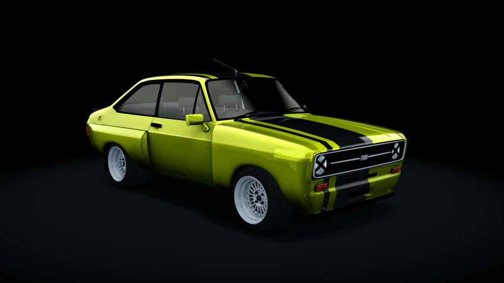 Ford Escort 1800 Tuned, skin yellow