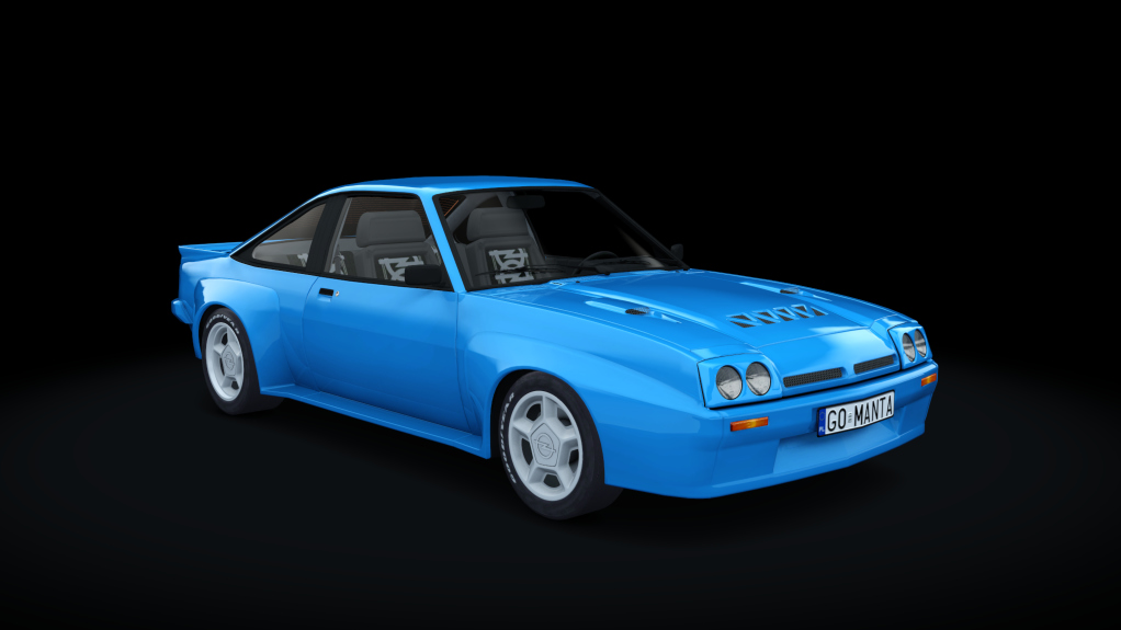 Opel Manta S1, skin Azurblau